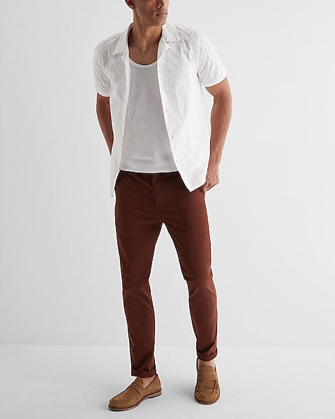 Skinny Hyper Stretch Cotton Chino Pant