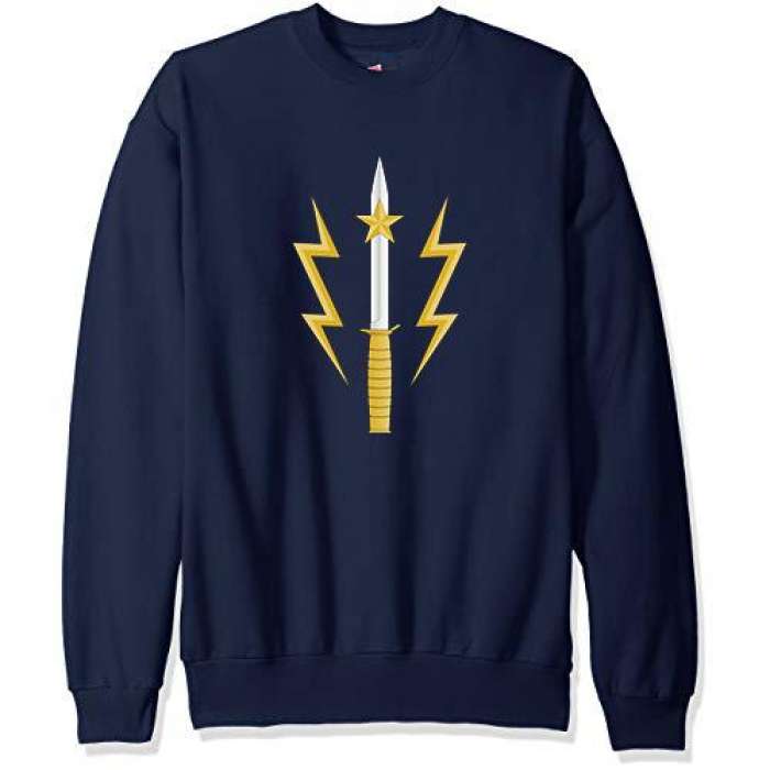 SSG COMMANDO GOLD NAVY BLUE SWEATSHIRT XX SSG GOLD NAVY.SWEATSHIRT 00 - AceCart Warm Hooded Sweatshirt in Navy Blue