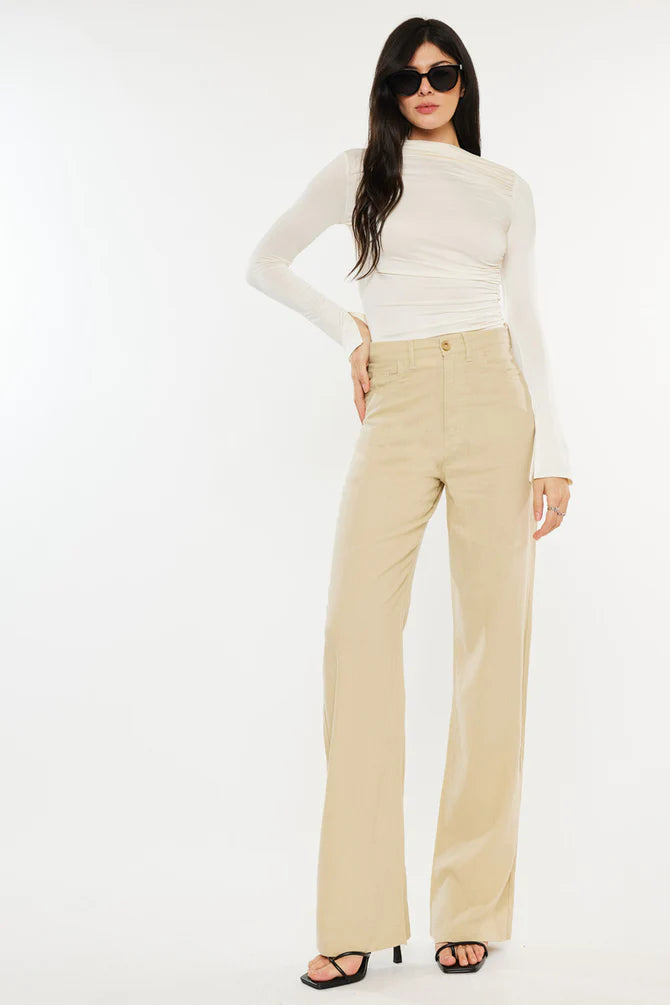 Annabelle High Rise Straight Leg Pants