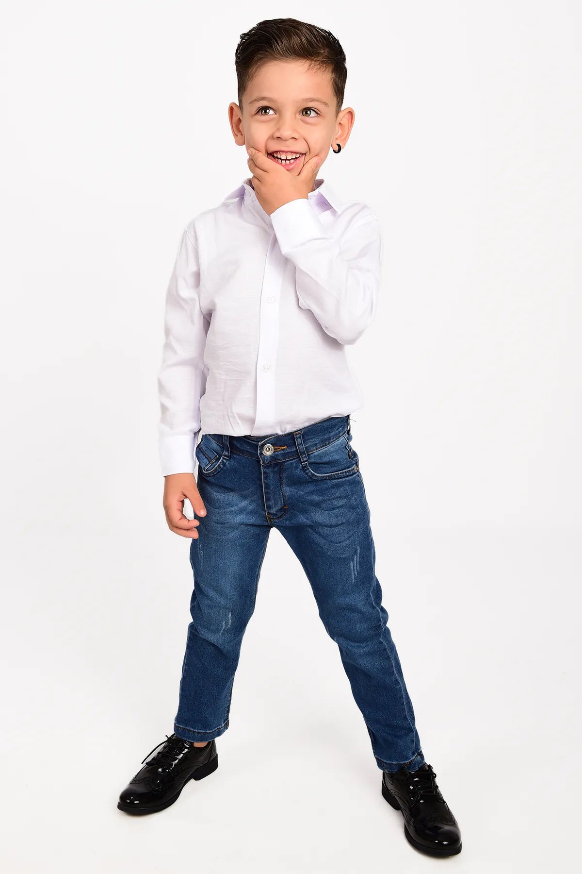 Boy's Jean Denim Trousers Lycra