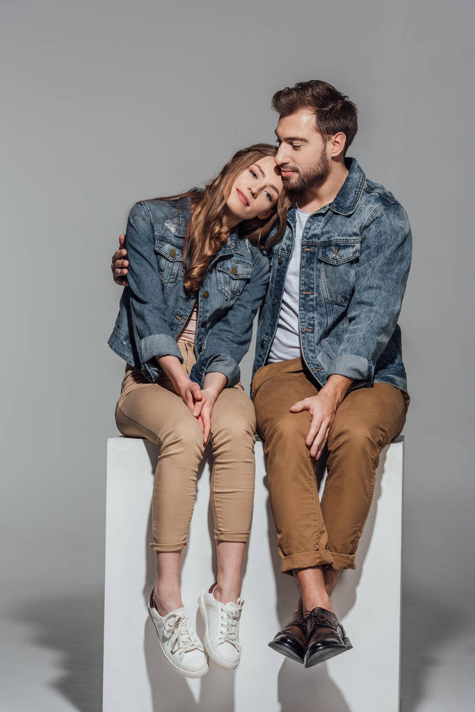 Couple Denim Jacket Blue