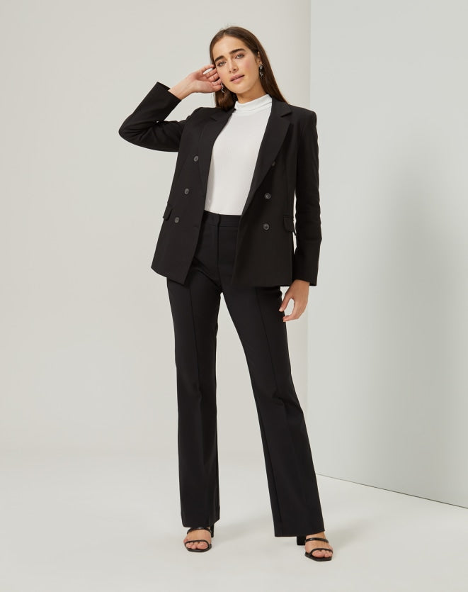 Regular Basic Blazer By Ace Black