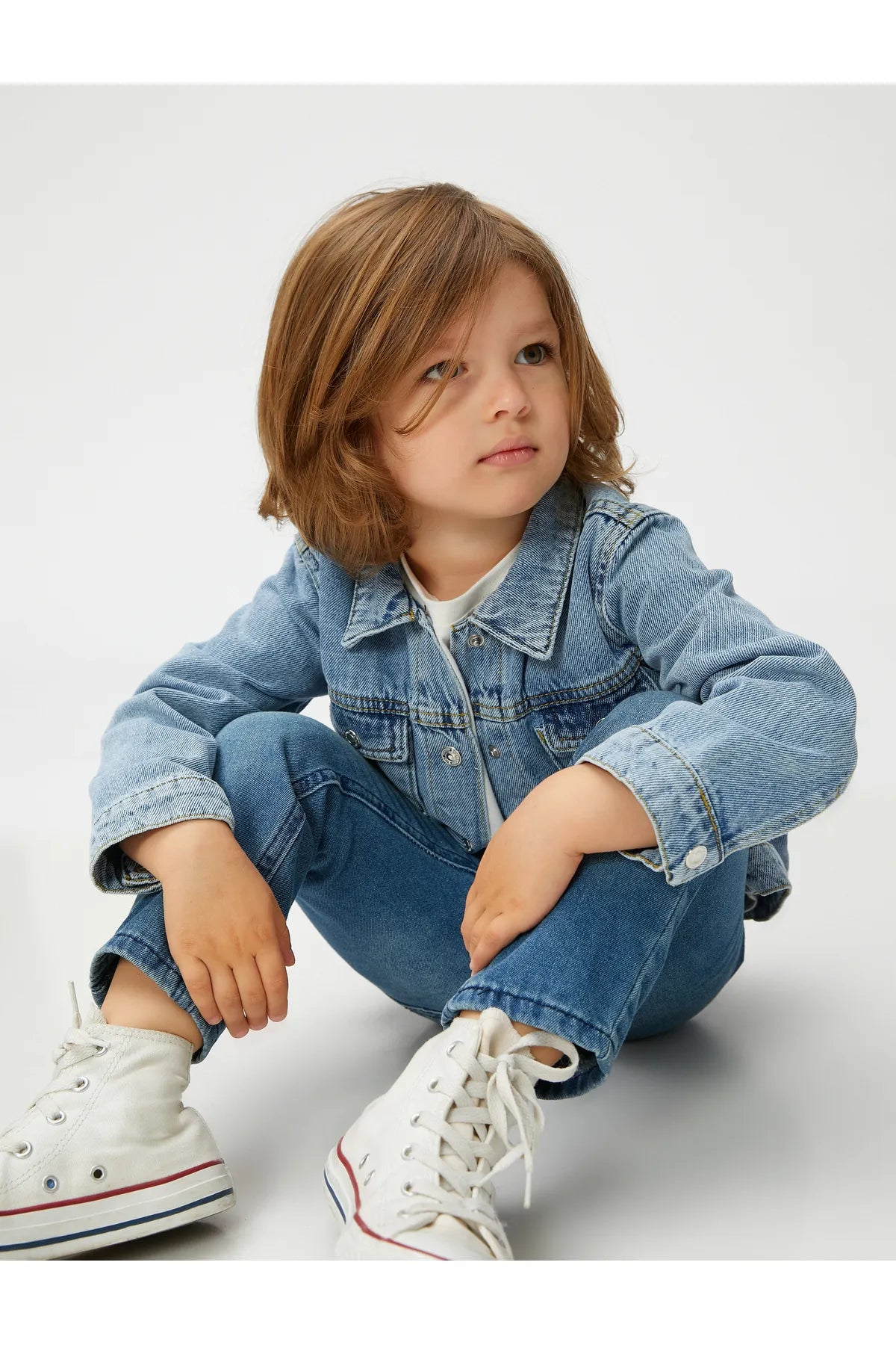 Boys Jeans Pants Elastic Waist