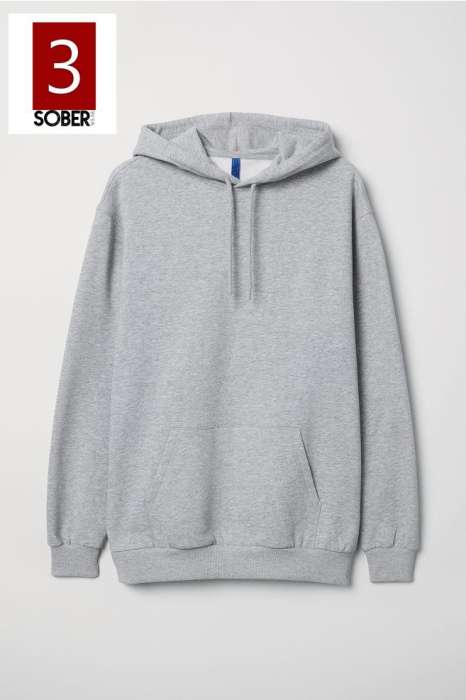 Ace Plain Hoodie for womens - AceCart Warm Hooded Sweatshirt in Grey