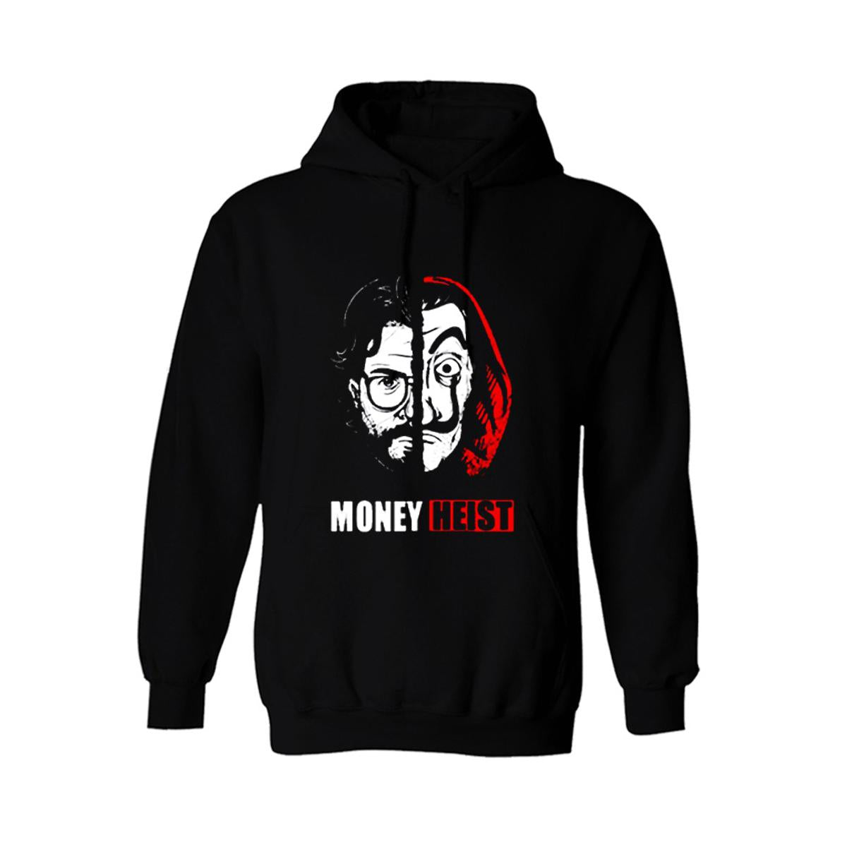 Hoodie Trendy Stylish Money Heist print kangroo hoodie For Men N Boys