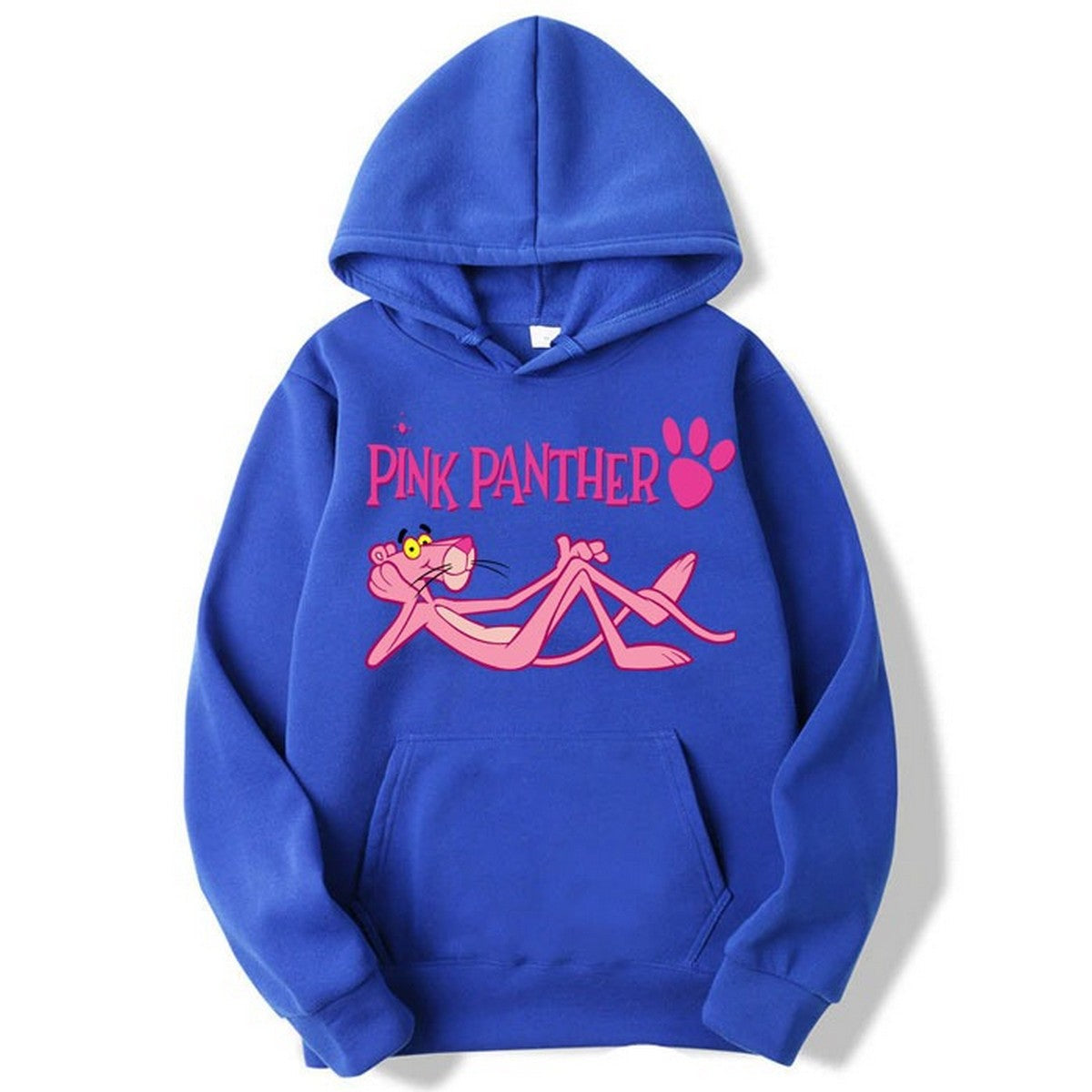 Pink Panther Fleece Full Sleeves Pull Over Hoodie For Women