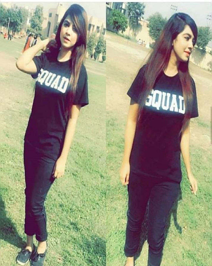 Black Squad Cotton Printed T-Shirt For - Front View - AceCart