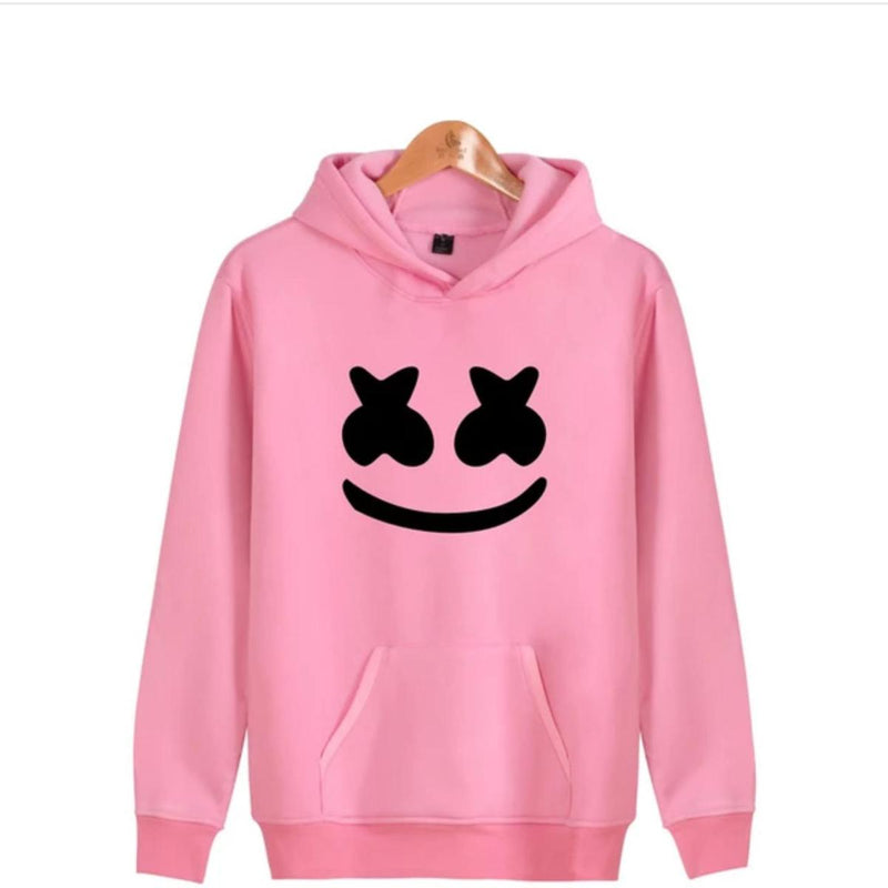 Marhsmallow Printed Pullover Hoodie For Women