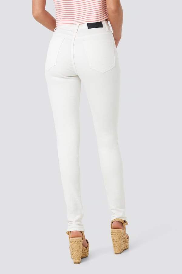 Women Super Skinny Fit Mid-Rise Clean Look Stretchable Jeans  - Right Side View - AceCart