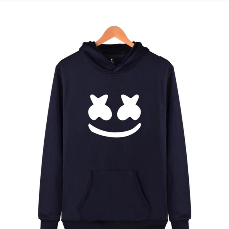 Marhsmallow Printed Pullover Hoodie For Women