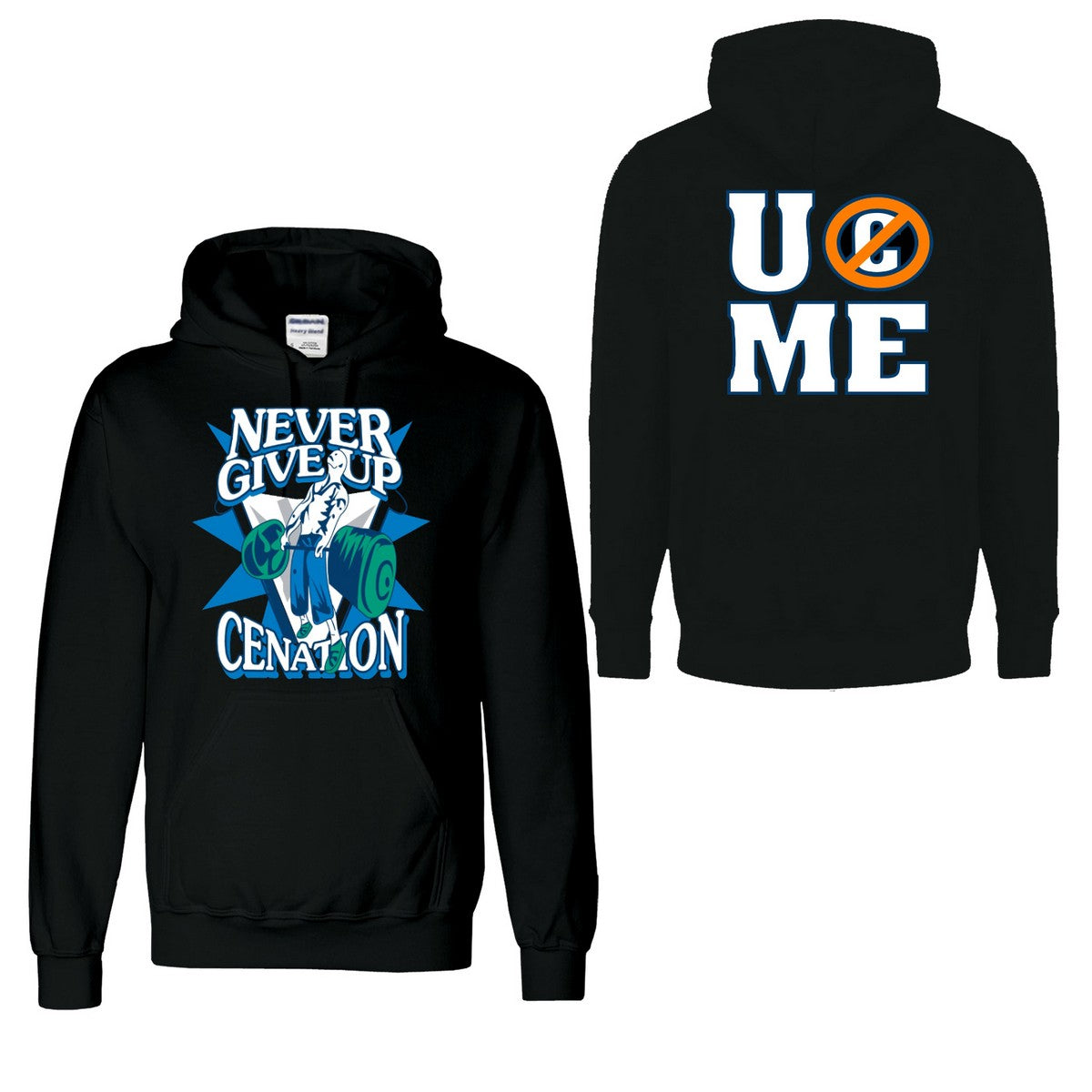 Black John Cena Hoody Printed Cotton Hoodie Never Give Up Hoody Earn The Day Pullover Hoody For Mens