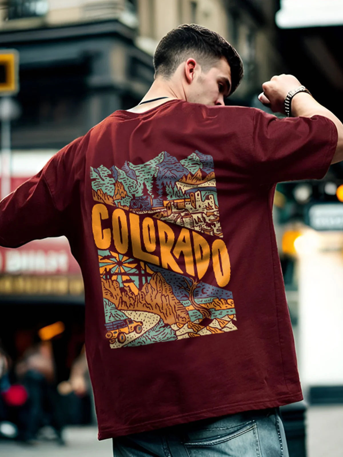 Colorado Printed Oversized T-Shirt