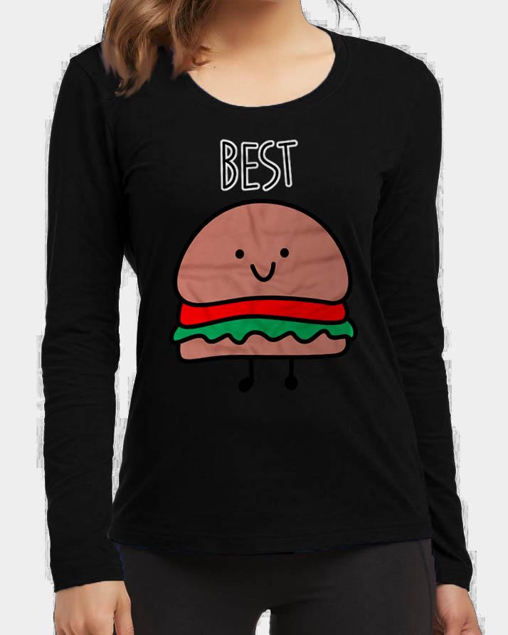 Burger High New Fashion Black Excellent Quality High Graphic Full T-Shirt - Front View - AceCart