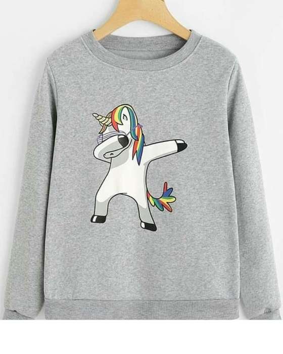 GREY UNICORN DAP SWEATSHIRT FOR womens - AceCart Warm Hooded Sweatshirt in Grey