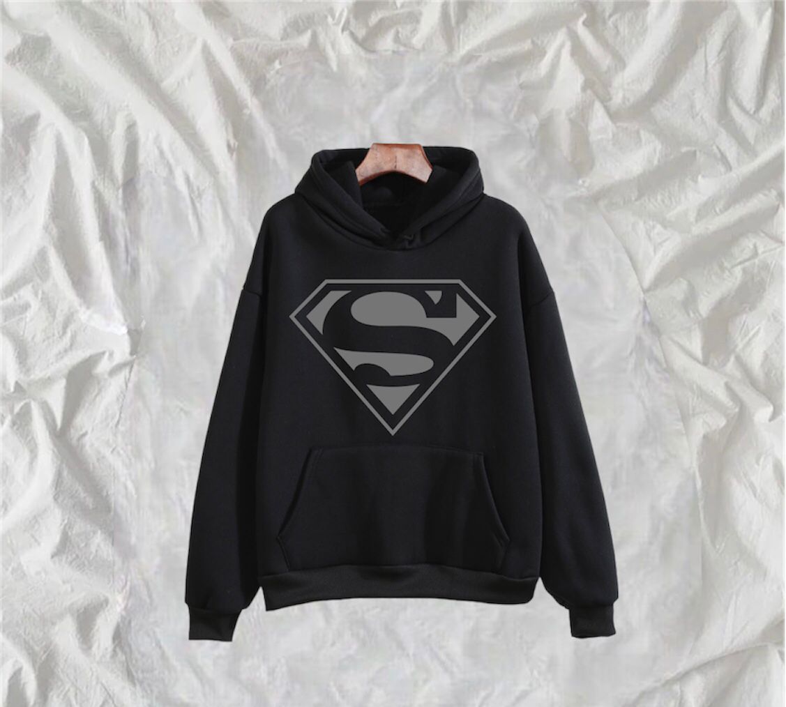 Super Man Winter Fleece Full Seeves Hoodie For Men