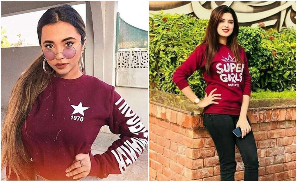 Pack of 2 Maroon Trouble Maker and Maroon Super Dont Cry Printed Sweatshirts For Womens - AceCart Warm Hooded Sweatshirt in Maroon