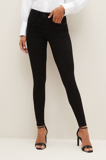 NOISY MAY Sculpting Stretch Skinny Jeans - Stylish Women's Jeggings - Available In Black