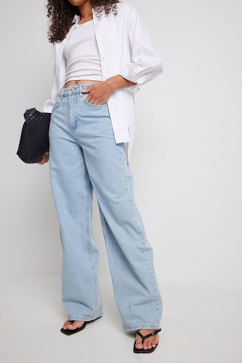 Organic Extra Wide Leg Denim For Womens