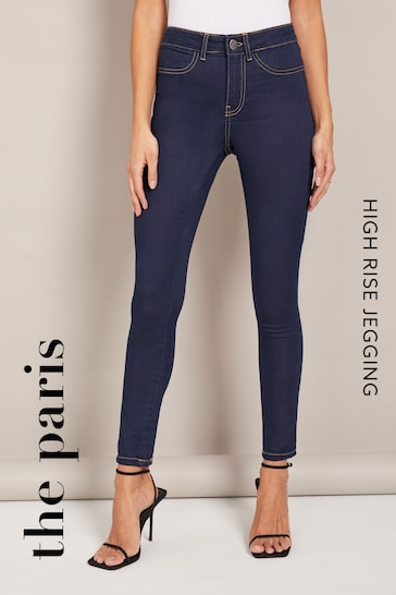 Friends Like These High Waisted Jeggings - Stylish Women's Jeggings - Available In Indigo