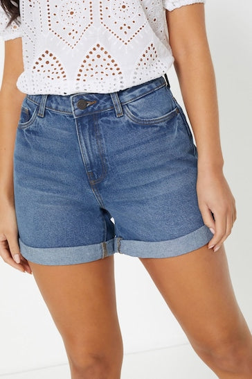 NOISY MAY High Waist Mom Shorts For Women